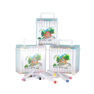 Marqueurs permanents à encre d'alcool pour artistes, ensemble de stylos marqueurs à double pointe personnalisés pour le dessin artistique - Product Image 2