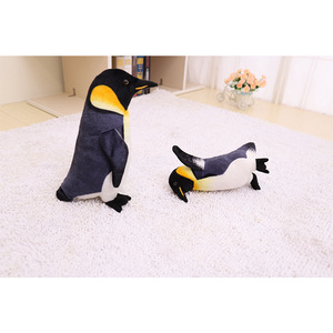 Peluche réaliste de pingouin roi, petite et grande taille, animal en peluche de pingouin empereur - Product Image 4