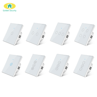 Interrupteur mural intelligent WiFi à commande vocale Alexa à faible coût 2025, compatible avec l'application Smart Life Tuya pour système de maison intelligente, garantie de 2 ans