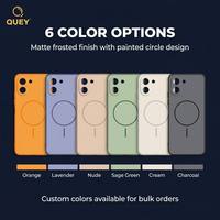 Coque 2-en-1 double couleur mate dépolie sans aimant pour iPhone 17 Pro Max iPhone 15 Pro Max, 6 couleurs en stock, commandes en gros