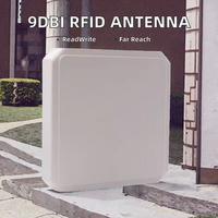 Antenne de lecteur RFID UHF 9DBI longue portée Vanch pour la lecture de cartes RFID avec interface RS232 Fréquences en matériau ABS 860-960MHz