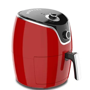 Red 5.5 liters smart Air fryer manufacturer 5.5L 6L 7L 8L 9L capacity with basket digital 1800w air fryer with grill without oil