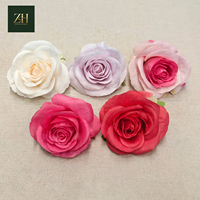 Großhandel Seidenrosen-Blütenköpfe Künstliche Rosen für Hochzeits-Blumenwand Bogen-Dekoration Vietnam Thailand Kambodscha