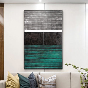 Support personnalisé de taille de couleur abstraite encadré 100% peint à la main décoration murale Art peintures à l'huile <span class=keywords><strong>sur</strong></span> <span class=keywords><strong>toile</strong></span> <span class=keywords><strong>pour</strong></span> la maison hôtel salon - Product Image 2