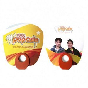 Éventails pliants publicitaires en plastique avec logo personnalisé - Product Image 6