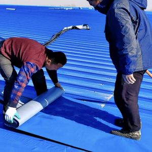 Bande d'isolation thermique à membrane imperméable auto-adhésive moderne personnalisée pour la chaleur de l'eau projets de toitures en céramique, métal et acier - Product Image 6