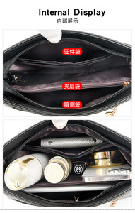 New Luxury Handbags Women <b>Bags</b> Designer High Quality <b>Soft</b> PU <b>Leather</b> Shoulder Crossbody <b>Bags</b> for Women - Product Image 6