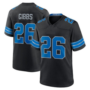 T-shirt à manches courtes Detroit Lions, maillot de football américain respirant avec design brodé - Product Image 5