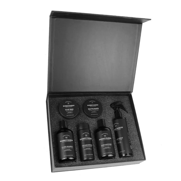 BARBERPASSION Private Label naturale per la cura dei capelli set Spray Shampoo in polvere per lo Styling dei capelli prodotti per gli uomini