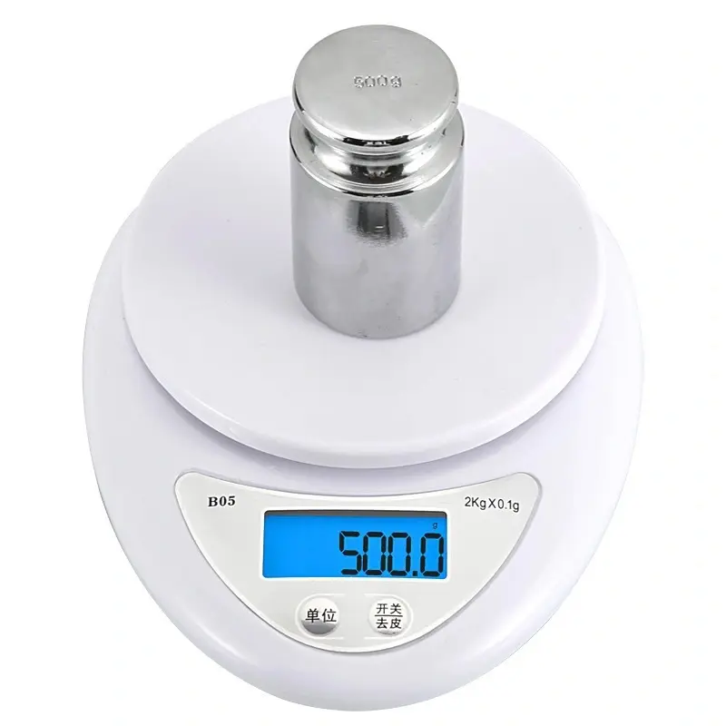 1 cái 5kg LED xách tay kỹ thuật số Quy mô cân bằng thực phẩm đo trọng lượng Nhà Bếp Cân điện tử nhỏ Trọng lượng tính bằng gam
