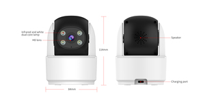 Fabrikant Cctv Mini Hd Wifi Camera Draadloos Netwerk 720P Nacht Bewegingsdetectie Home Security Dome Cloud Ptz Gebruik Binnenshuis - Product Image 6