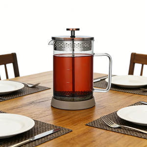 Cafetière à piston française miniature incassable pour usage domestique et voyage, portion individuelle - Product Image 3