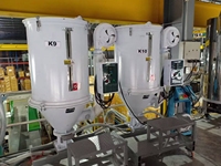 Sécheur de granulés plastiques à air chaud de type industriel à économie d'énergie CE, sécheur à trémie, machine de séchage plastique