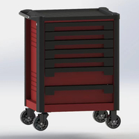 Chariot armoire boîte à outils VDE 68 pièces avec jeu de douilles isolées 1000V outils