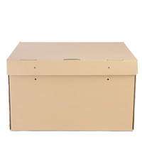 Boîte de rangement en carton ondulé pour magazines et bandes dessinées courtes, format maison