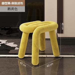 Creative Red Net Entrance Entry Sitting <b>Stool</b> Home Shoe Changing <b>Stool</b> with Door for <b>Bedroom</b> Makeup Ottomans & <b>Stools</b> - Product Image 5