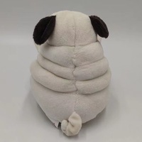 Peluche de chien mignon et moche (Pug, Shar-Pei, Pékinois) avec rembourrage en coton PP, 11-30 cm, pour les 14 ans et plus