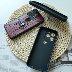 Fundas de teléfono móvil personalizadas al por mayor funda de teléfono de TPU de PC de lujo con soporte de anillo para NEON SMARTA 2 ULTRA 2 M-KOPA X20 fundas - Product Image 5