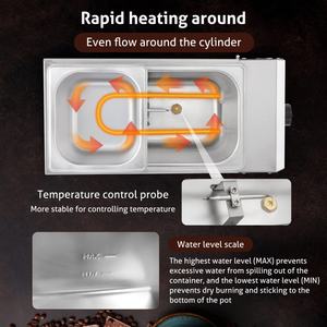 Équipement de restauration commercial, machine électrique à étaler le chocolat, double rainure, fours à chocolat chauffants pour faire fondre le chocolat - Product Image 6