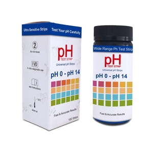 100 Stuks Universele Ph Test Strips, Volledige Range 0-14, Snel Ph Testen Voor Drinkwater, Labs, Aquaria, Sportscholen, Zwembaden - Product Image 2
