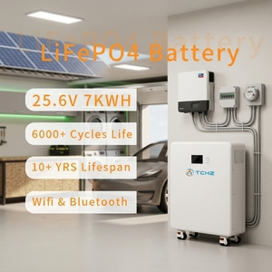 Batería LiFePO4 CE MSDS Touch de 25.6V 280Ah 300Ah 7kWh 8kWh <span class=keywords><strong>10kWH</strong></span>, <span class=keywords><strong>Pylontech</strong></span> para Almacenamiento de Energía Solar en el Hogar, Fuera de la Red - Product Image 1