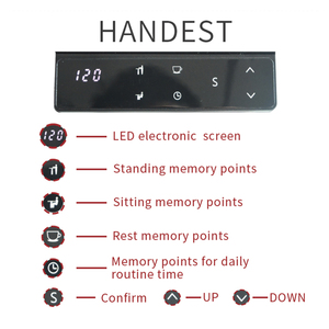 Hiện đại tối giản Ergonomic điện bàn văn phòng nâng cao đứng bàn Chiều cao phân vùng trạm - Product Image 3