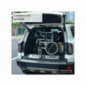 Chaise d'aisance multifonctionnelle Siège de toilette mobile pliable Chaise de toilette pour personnes âgées Chaise de douche à domicile - Product Image 1