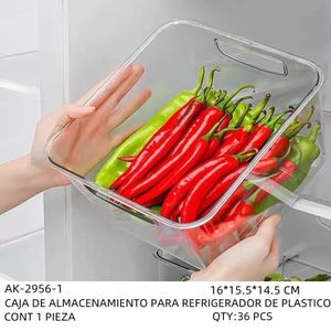 CASAMAX WL AK-2956-1 Contenedor de Plástico para Refrigerador. Contenedor de Alimentos Clásico para una Fácil Organización y Conservación de la Frescura - Product Image 1