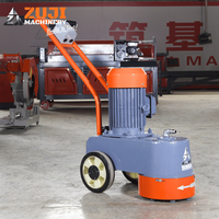 Nouvelle Meuleuse à Terrazzo ZUJI SM250 Haute Vitesse 380V 3KW Plaque de Meulage 250mm Refroidie par Eau Semi-Automatique Haute Efficacité pour Béton