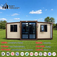 Maison de vacances modulaire préfabriquée en conteneur extensible de 20 pieds ou 40 pieds, insonorisation de haute qualité, appartement Casa