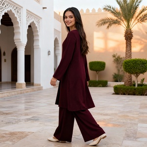Vestido Abaya Elegante de Tela de Alta Calidad, Hecho a Medida, de Lujo y Estilo Premium para Mujeres Musulmanas, Ropa para Ocasiones Especiales - Product Image 4
