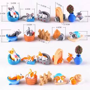 Estilo <span class=keywords><strong>de</strong></span> vacaciones Hawaiano DIY mascota perro paraíso 3D Animal resina cabujón dibujos animados casa <span class=keywords><strong>de</strong></span> muñecas miniatura decoración del hogar juguetes arte tema - Product Image 2
