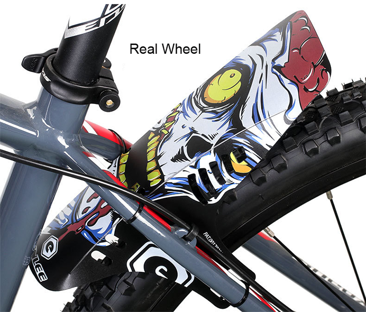 Parafango WRC Per Mountain Bike Parafango Anteriore O Posteriore In PVC Marsh Per Bici, MTB, Downhill E Freeride - Nuovo E Resistente Modifiche Per Bici - Foto 3