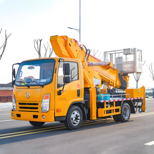 Truk operasi ketinggian tinggi kendaraan kerja udara truk ember <span class=keywords><strong>Platform</strong></span> 28m 35M andal dengan pembatas torsi GKS28 - Product Image 1