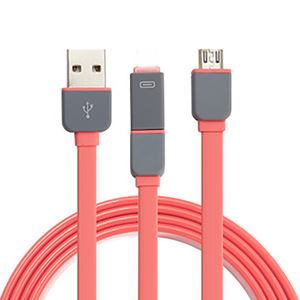 <b>Lightning</b> Micro Usb Data <b>Cable</b> 1m Retractable With Dual Interface For Mobile Phone Charging - Product Image 3