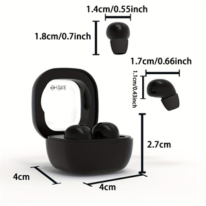 Audífonos Inalámbricos Ultra Pequeños, Mini, de Doble Oreja, Estilo Intrauditivo, para Dormir, Universales para Hombre y Mujer, para Escuchar Música, Deportes y Fitness - Product Image 5