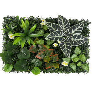 Panel de vegetación artificial de 4 pies de altura para decoración de paredes interiores, decoración del hogar, accesorios para bodas y fotografía. - Product Image 3