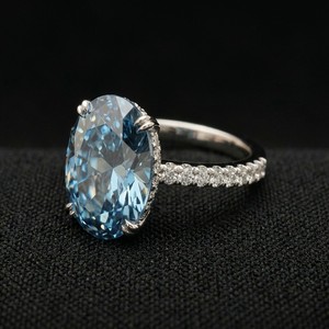 Premium Platinum Diamond Band Prong Set IGI Certified Smooth Polished Finish Elegant Wedding <b>Ring</b> for Daily Wear - Product Image 2