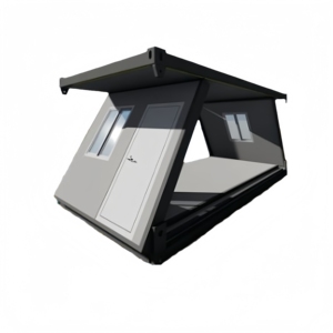 Nhà Máy Tùy Chỉnh Hiện Đại Gấp Container Nhà Prefab Với Phòng Ngủ Và Phòng Khách Câu Chuyện Duy Nhất Phẳng Gói Nhà Để Xe Nhà - Product Image 5