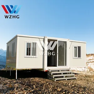 Fabriek Custom Tiny House Wood Modern Prefab Hous 20 40ft Container Home Met Standaard Configuratie