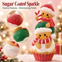 Décoration Lumineuse en Plastique Soufflé en Forme de Personnage de Pain d'Épices pour Campagnes Promotionnelles de Noël et Événements – Fournisseur