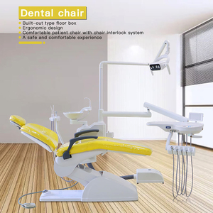 Poltrona Odontoiatrica Elettrica HCG-N1 Set Completo con Luce LED CE, Reclinabile 75-180°, Sollevamento 420-800mm, Sgabello per Dottore Incluso - Product Image 2
