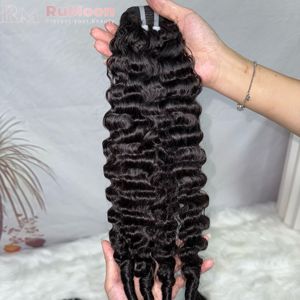 1/2/3 pcs Brazil xoăn 28-30 inch 12A Miến Điện xoăn màu sắc tự nhiên phần mở rộng tóc người bán buôn từ Brazil - Product Image 4