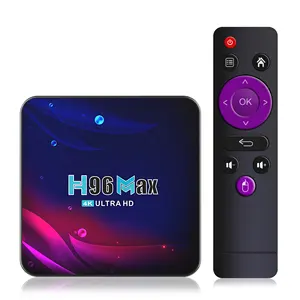 SET TOP BOX H96 MAX V11 RK3318 Quad Core 4K Android 11.0 OS Smart TV BOX 2.4G/5G Dualband WIFI OTT TV BOX Media Player