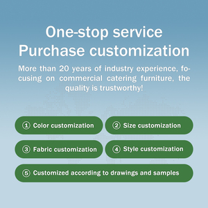 Bán Buôn Tùy Chỉnh Sang Trọng Thương Mại Nhà Hàng Đồ Nội Thất Sang Trọng Bằng Gỗ Bàn Cà Phê Và Sofa Set Cho Ăn Uống Và Khách Sạn Sử Dụng - Product Image 5