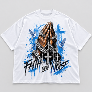 เสื้อยืดลายการ์ตูนแมวแบบกำหนดเอง ทรงโอเวอร์ไซส์ สตรีทแวร์ ไหล่ตก พิมพ์ลายดิจิทัล สีขาว ยูนิเซ็กส์ OEM เสื้อยืดผู้ชาย - Product Image 2