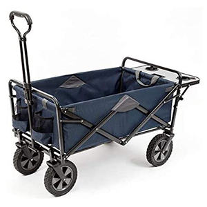 Chariot pliable robuste - Chariot utilitaire pliable avec roues universelles pour le camping et le jardin - Product Image 1