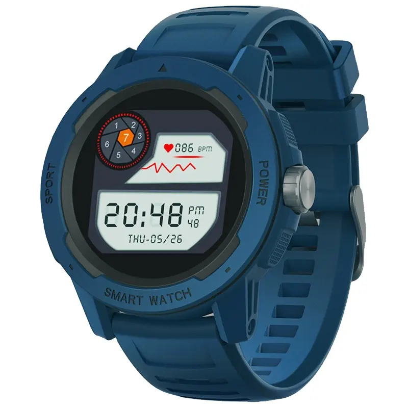 Smart sports outdoor watch heart rate blood pressure meter step sleep detection tactical fitness combat adventure