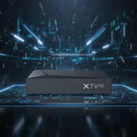 Decodificador IPTV Estable XTV Pro con Android 9.0, S905X3, 2GB RAM, 16GB ROM, Ethernet Gigabit 1000M, Reproductor Multimedia