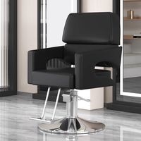 Nouveau fauteuil de salon de coiffure de style antique, fauteuil de barbier inclinable, fauteuil de coiffure réglable, mobilier de salon de coiffure